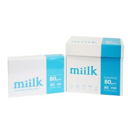 밀크 80g B5 1박스 2500매  *B5용지 입니다*